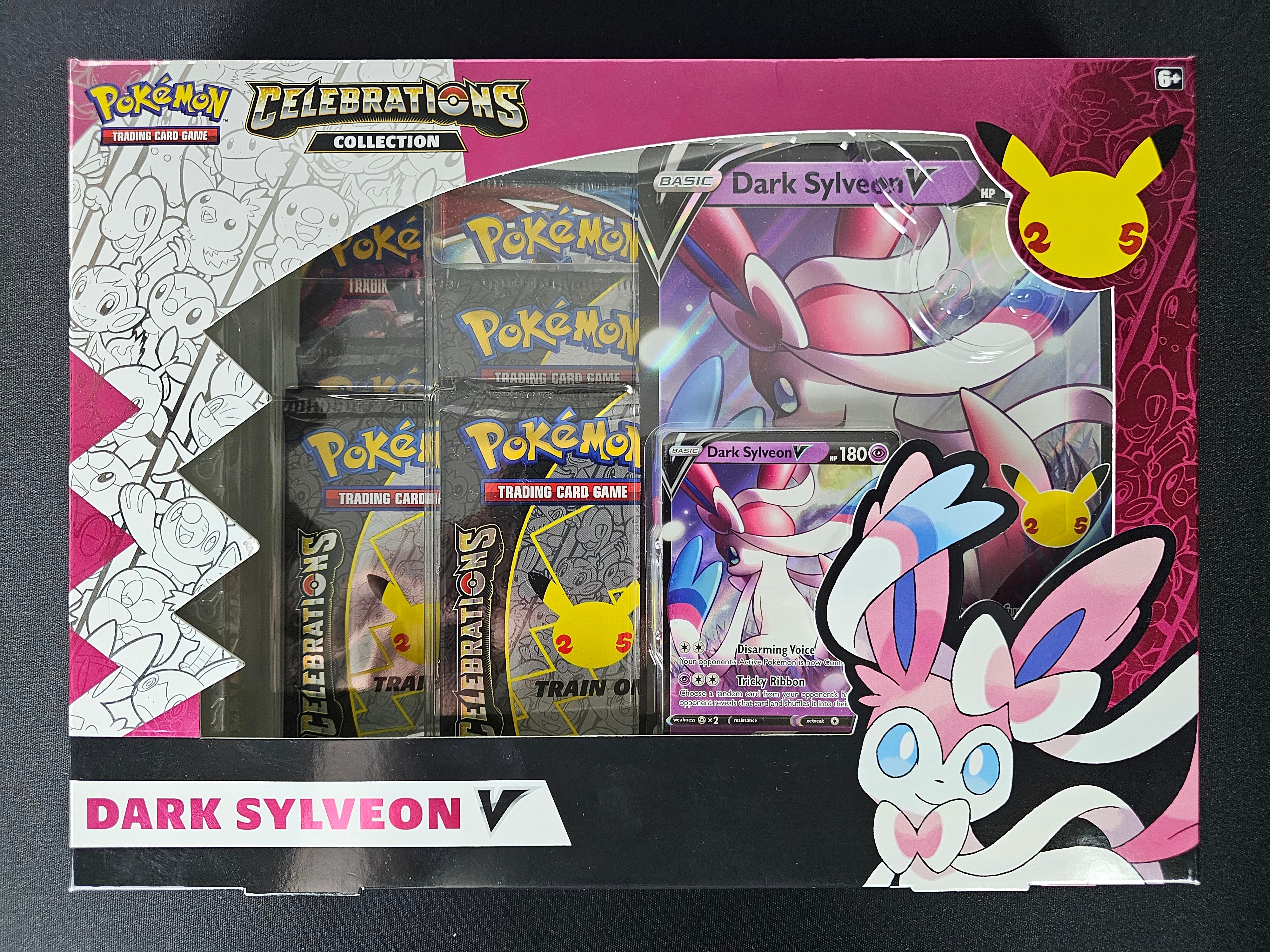 Pokmon TCG | Celebrations 25th Anniversary | Dark Sylveon V Box  Card  Master Collectibles