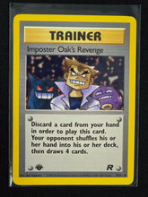 Load image into Gallery viewer, Pokémon TCG | Team Rocket | Imposter Oak's Revenge 1st Edition #76
