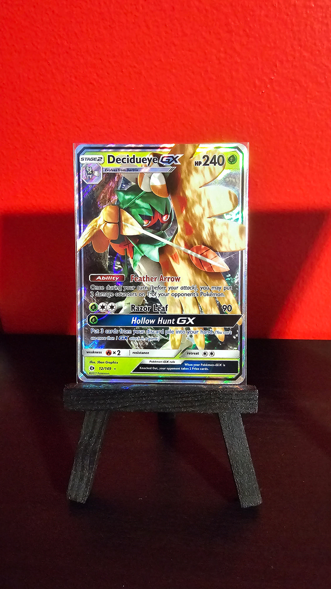 Pokémon Sun & Moon | Decidueye GX Ultra Rare 12/149