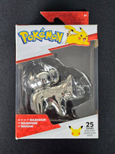Load image into Gallery viewer, Pokémon | 25th Anniversary Series 1 | Chrome Silver Figure Bulbasaur
