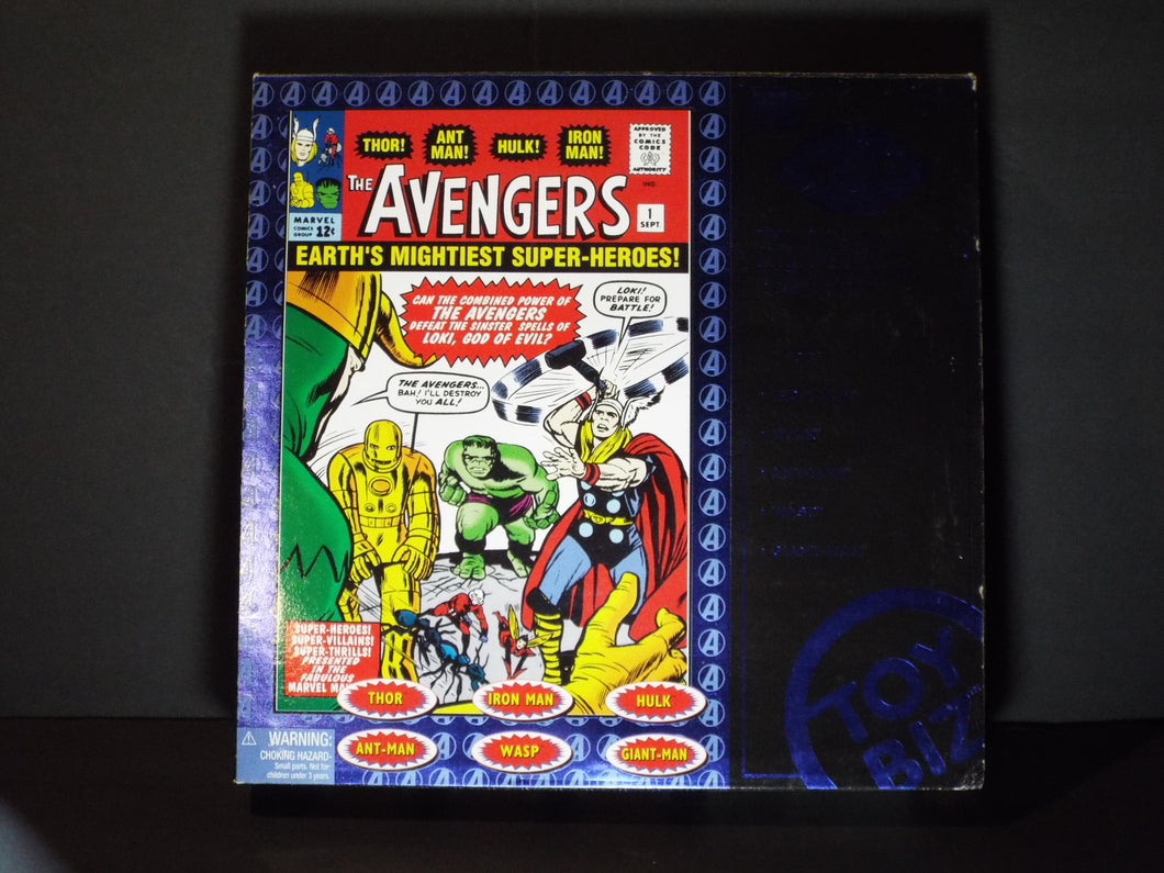 Marvel Collectors Edition THE AVENGERS Action Figure Box Set Toy Biz (1999).