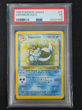 Load image into Gallery viewer, Pokémon TCG | Jungle | Vaporeon Holo | PSA 5
