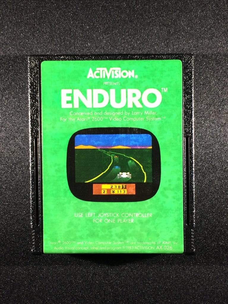 Atari 2600 Video Game: Activision - Enduro CMC Atari Video Game