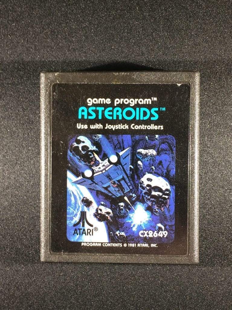 Atari 2600 Video Game: Atari - Asteroids CMC Atari Video Game
