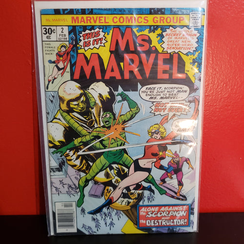 Ms. Marvel #2 | Origin of Ms. Marvel | Marvel Comic Book Card Master Collectibles Comic Book