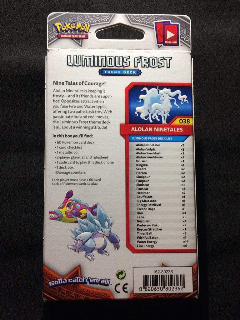 Pokmon TCG | Sun & Moon | Burning Shadows Luminous Frost Theme Deck Card Master Collectibles Pokmon TCG | Sun & Moon | Burning Shadows Luminous Frost Theme Deck Card Master Collectibles